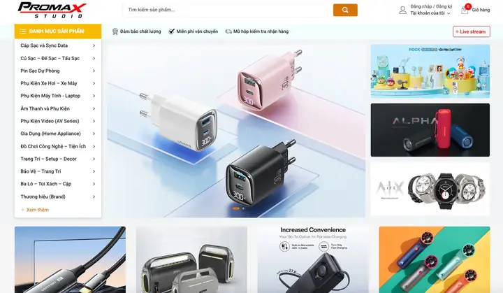 Đế Giữ Điện Thoại/ Tablet Trên Ô Tô – Promax Studio
