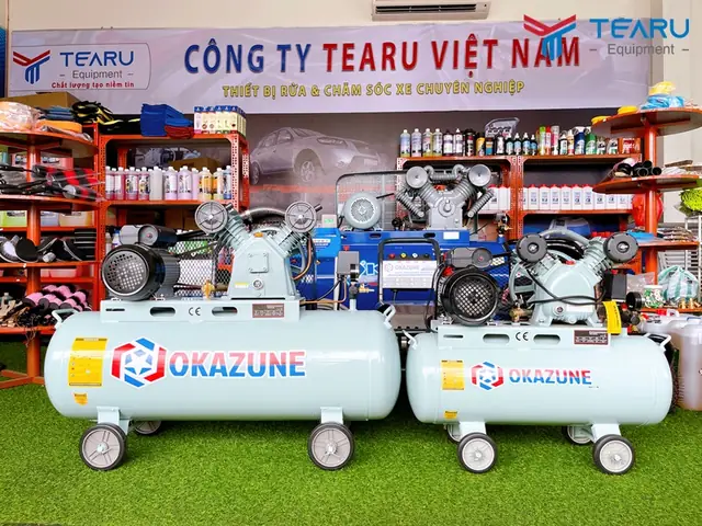 Máy Nén Khí Cho Trạm Rửa Ô Tô