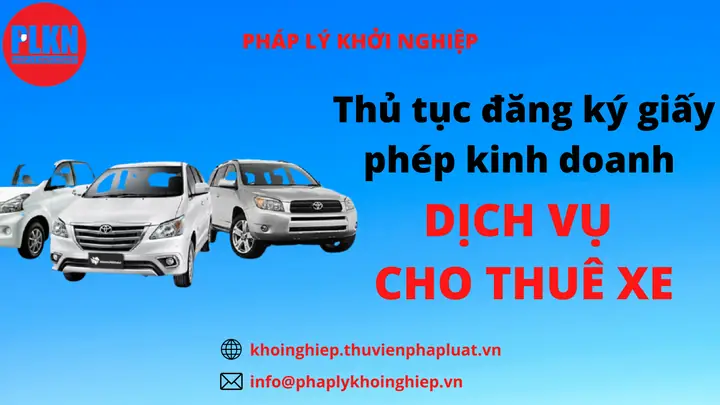 Thủ Tục Đăng Ký Giấy Phép Kinh Doanh Dịch Vụ Cho Thuê Xe Thủ Tục Đăng Ký Giấy Phép Kinh Doanh Dịch Vụ Cho Thuê Xe