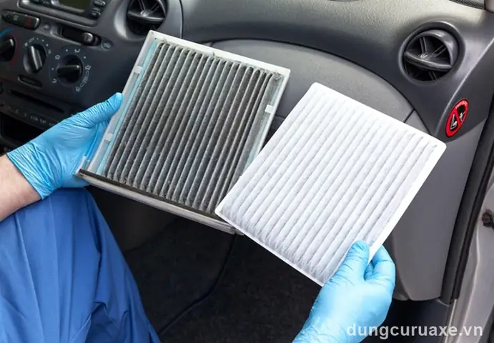 Thay Lọc Gió Điều Hòa Xe Ô Tô