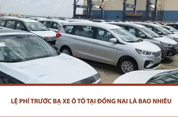 Cập Nhật Mức Lệ Phí Trước Bạ Xe Ô Tô Tại Đồng Nai Năm 2025