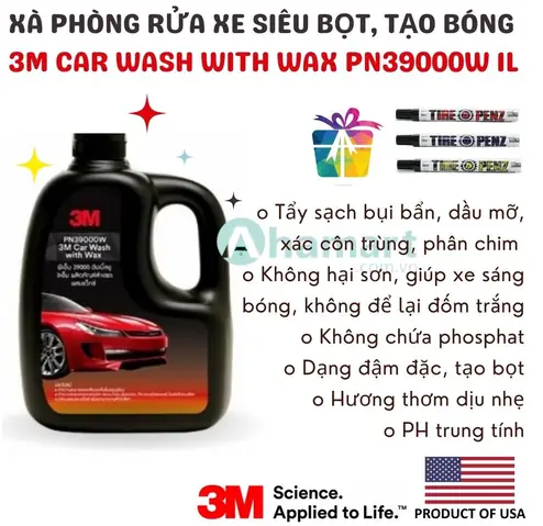 Xà Phòng Rửa Xe Siêu Bọt, Tạo Độ Bóng 3m Car Wash With Wax ...