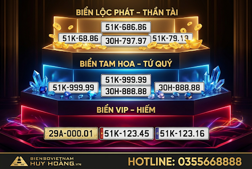 Biển số đẹp không còn là thú chơi, mà là một loại tài sản mới của người Việt