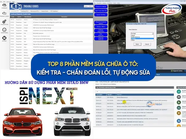 Top 8 Phần Mềm Sửa Chữa Ô Tô 2026: Kiểm Tra & Chấn Đoán Lỗi