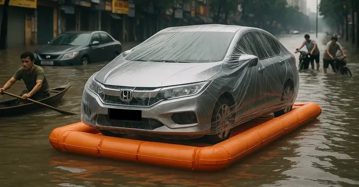 Đồ Chống Ngập Ô Tô Mùa Mưa Bão Gây Sốt Mạng Xã Hội: Loại Rẻ 1 ... Đồ Chống Ngập Ô Tô Mùa Mưa Bão Gây Sốt Mạng Xã Hội: Loại Rẻ 1 ...