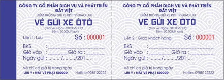 Khám Phá Các Loại Phiếu Gửi Xe Ô Tô Phổ Biến Hiện Nay Khám Phá Các Loại Phiếu Gửi Xe Ô Tô Phổ Biến Hiện Nay