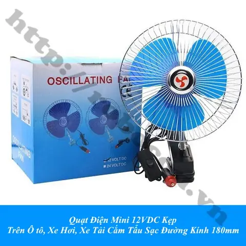Pkk1394 Quạt Điện Mini 12vdc Kẹp Trên Ô Tô, Xe Hơi, Xe Tải Cắm ... Pkk1394 Quạt Điện Mini 12vdc Kẹp Trên Ô Tô, Xe Hơi, Xe Tải Cắm ...
