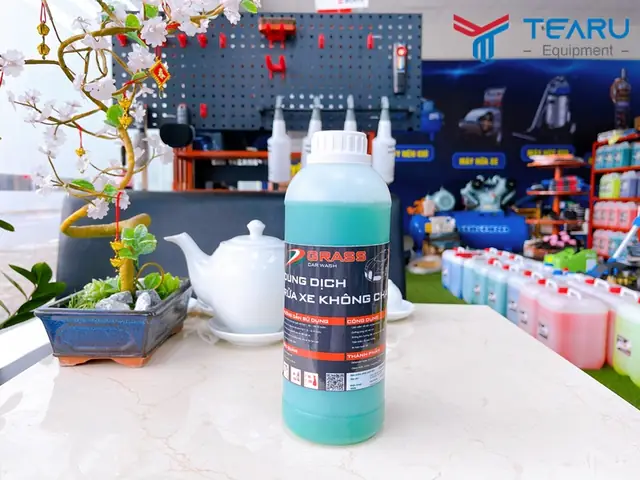 Nước Rửa Xe Không Chạm Grass G-80 1 Lít - Công Ty Tearu
