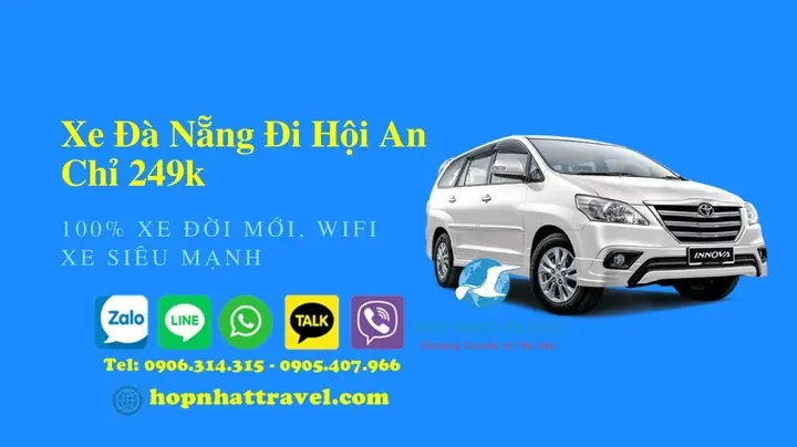 Thuê Xe Đà Nẵng Đi Hội An [ Đưa Đón Tận Nơi 2 Chiều ] Chỉ 249k