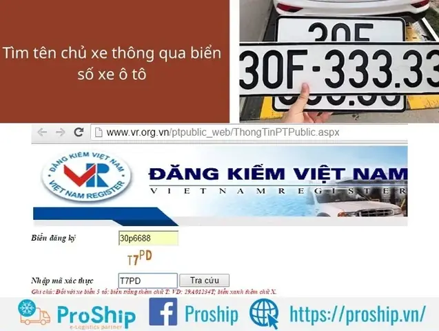 Cách Tra Cứu Kiểm Tra Xem Chủ Sở Hữu Biển Số Xe Ô Tô Online