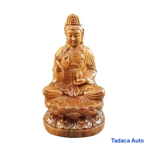 Tượng Phật Bà Quan Âm Gỗ Bách Diệp Để Taplo Xe Hơi - Tadaca ... Tượng Phật Bà Quan Âm Gỗ Bách Diệp Để Taplo Xe Hơi - Tadaca ...