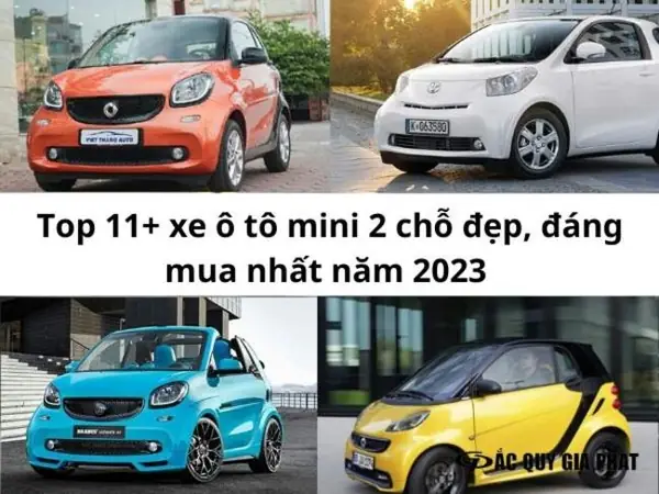 Top 11+ Xe Ô Tô Mini 2 Chỗ Đẹp, Đáng Mua Nhất Năm 2025