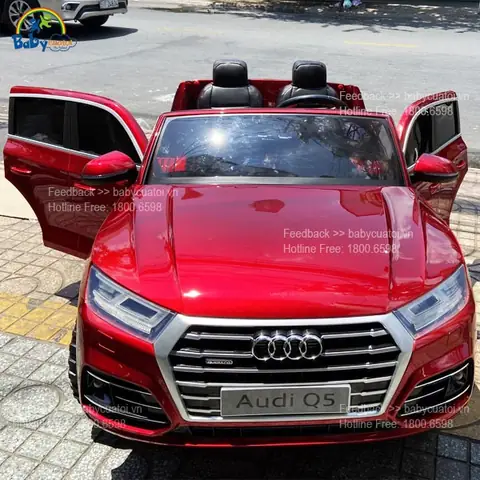 Xe Ô Tô Điện Trẻ Em Bản Quyền Audi Q5 Với 2 Chỗ Ngồi Rộng Rãi Xe Ô Tô Điện Trẻ Em Bản Quyền Audi Q5 Với 2 Chỗ Ngồi Rộng Rãi