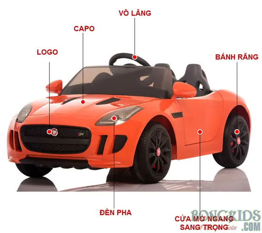 Thông Tin Kỹ Thuậtxe Ôtô Điện Jaguar Dmd-218 Cho Trẻ Em