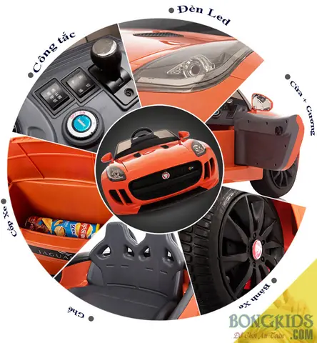 Thông Tin Kỹ Thuậtxe Ôtô Điện Jaguar Dmd-218 Cho Trẻ Em