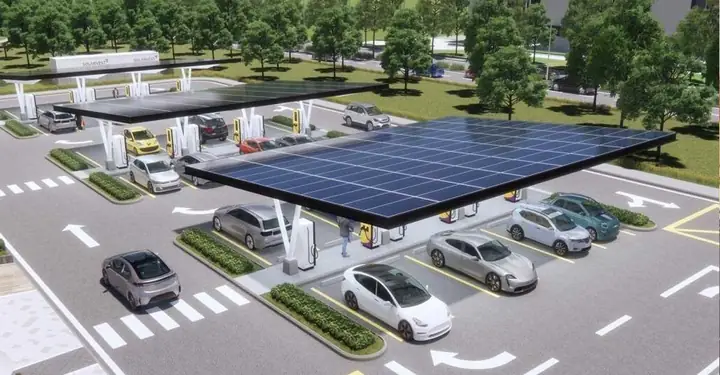 Quy Trình Lắp Đặt Trạm Sạc Xe Điện Năng Lượng Mặt Trời