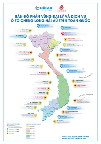 Hệ Thống Trung Tâm Dịch Vụ - Ô Tô Hải Âu