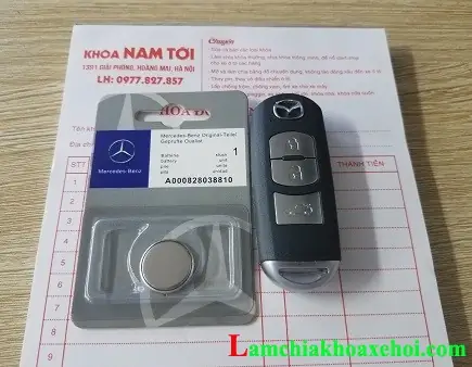 Mẹo Thay Pin Chìa Khóa Ô Tô Mazda 2, 3, 6, Cx-5 Cực Dễ