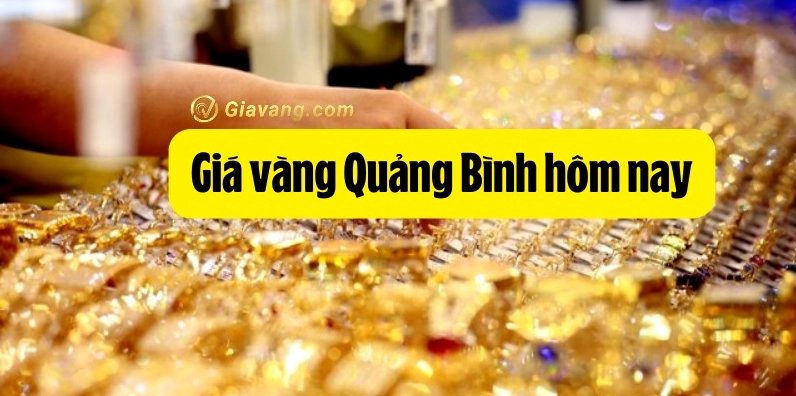 Biểu đồ giá vàng SJC tại Quảng Bình
