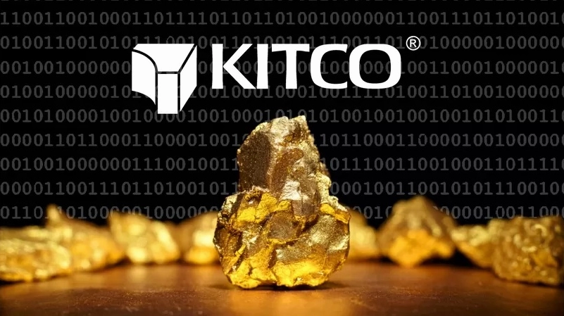 Biểu đồ giá vàng trực tuyến trên Kitco