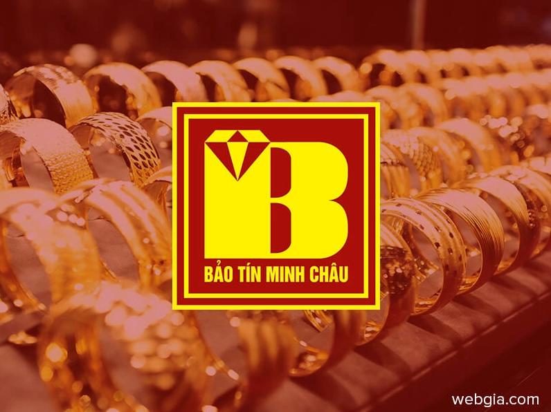 Biểu đồ so sánh giá vàng SJC và vàng nhẫn trơn tại Bảo Tín Minh Châu