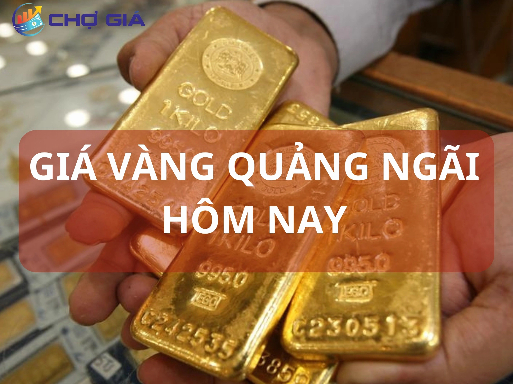 Biểu đồ so sánh giá vàng tại Quảng Ngãi