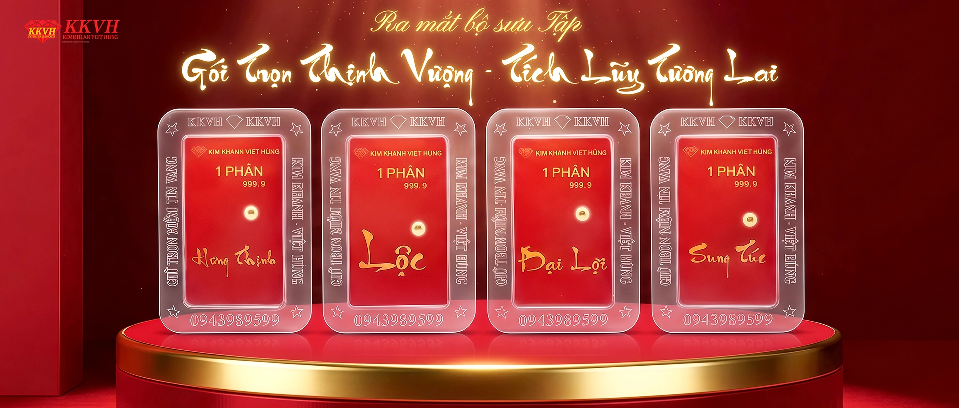 Không gian mua sắm sang trọng tại cửa hàng Vàng Kim Khánh Việt Hùng