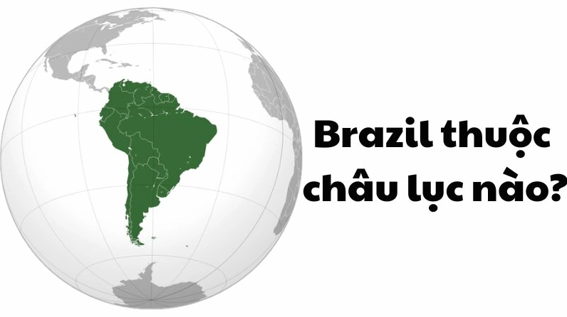 Bản đồ Brazil tại Nam Mỹ