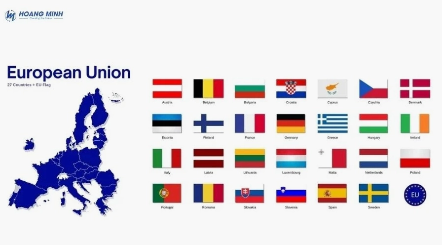 EU là nước nào? Khám phá Liên minh Châu Âu chi tiết 2026 Bản đồ các nước thành viên Liên minh Châu Âu