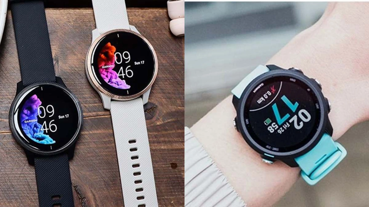 Bản đồ GPS chi tiết trên màn hình đồng hồ Garmin