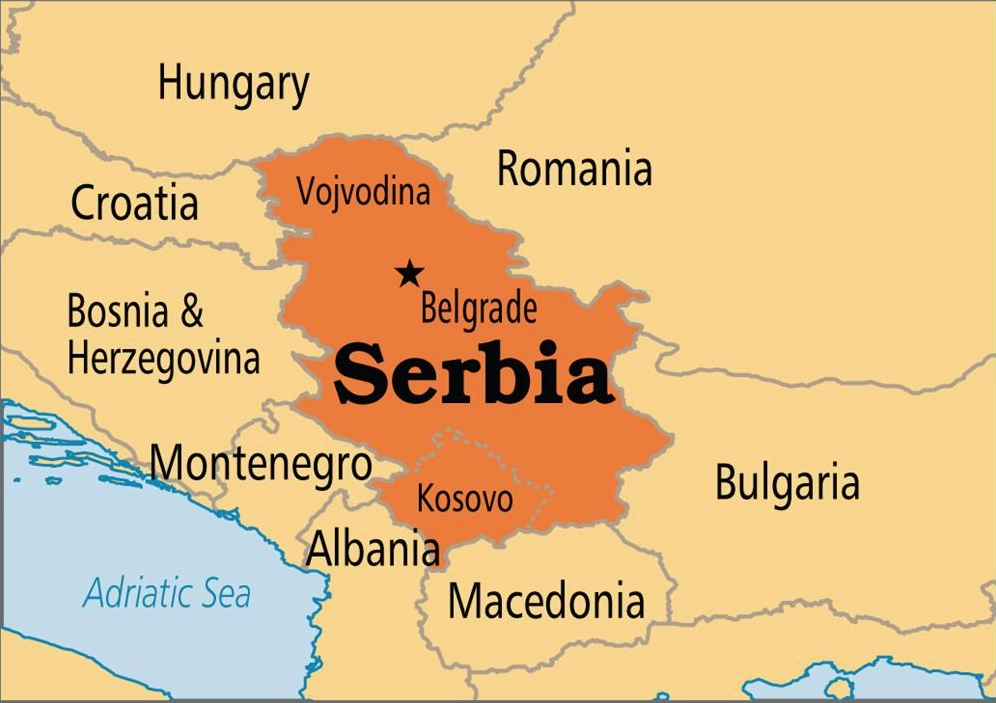 Serbia Là Nước Nào? Khám Phá Vùng Đất Balkans Huyền Bí Bản đồ Serbia