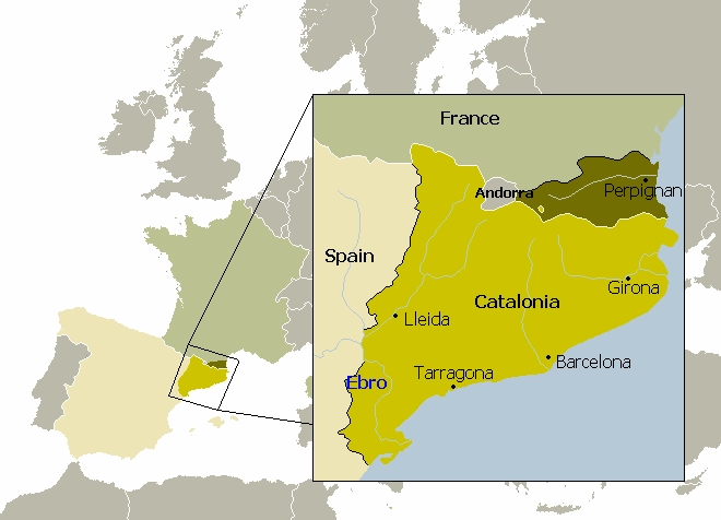 Barcelona thuộc nước nào? Khám phá thủ phủ Catalonia sôi động Bản đồ vùng Catalonia