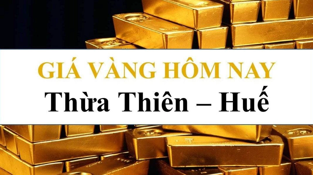 Biển hiệu tiệm vàng tại Huế