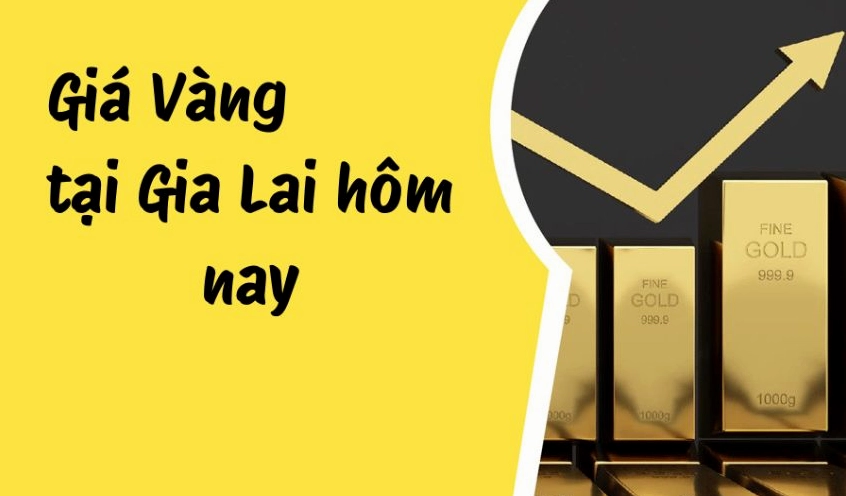 Biểu đồ biến động giá vàng SJC tại Gia Lai