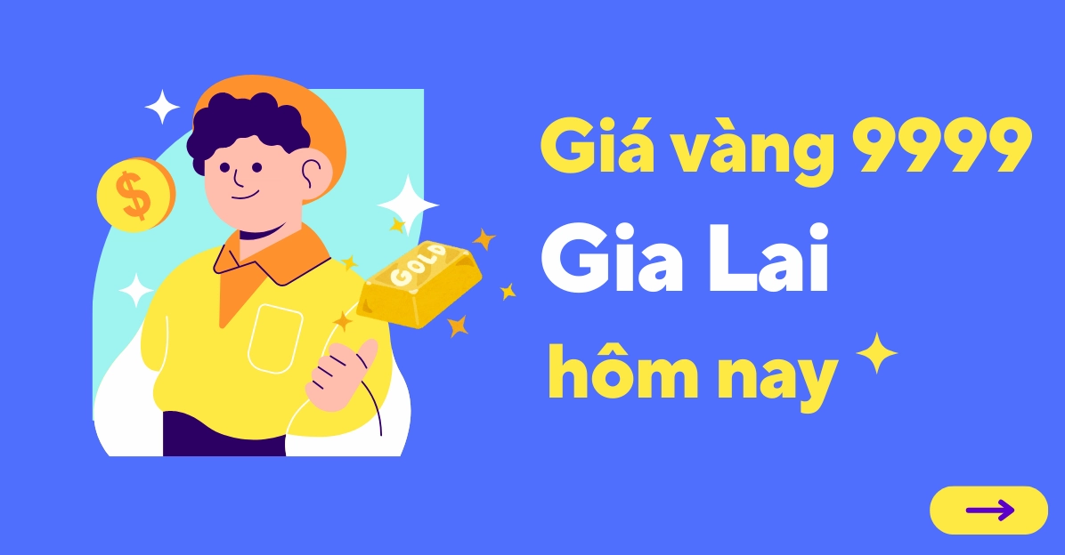 Biểu đồ biến động giá vàng tại Gia Lai