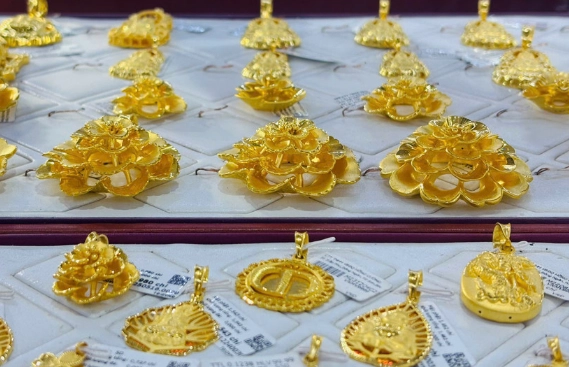 Biểu đồ giá vàng biến động