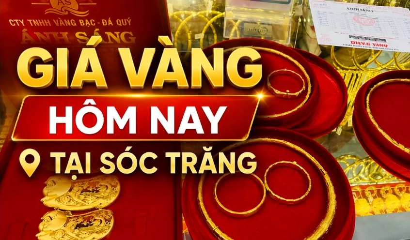 Biểu đồ giá vàng SJC Sóc Trăng hôm nay