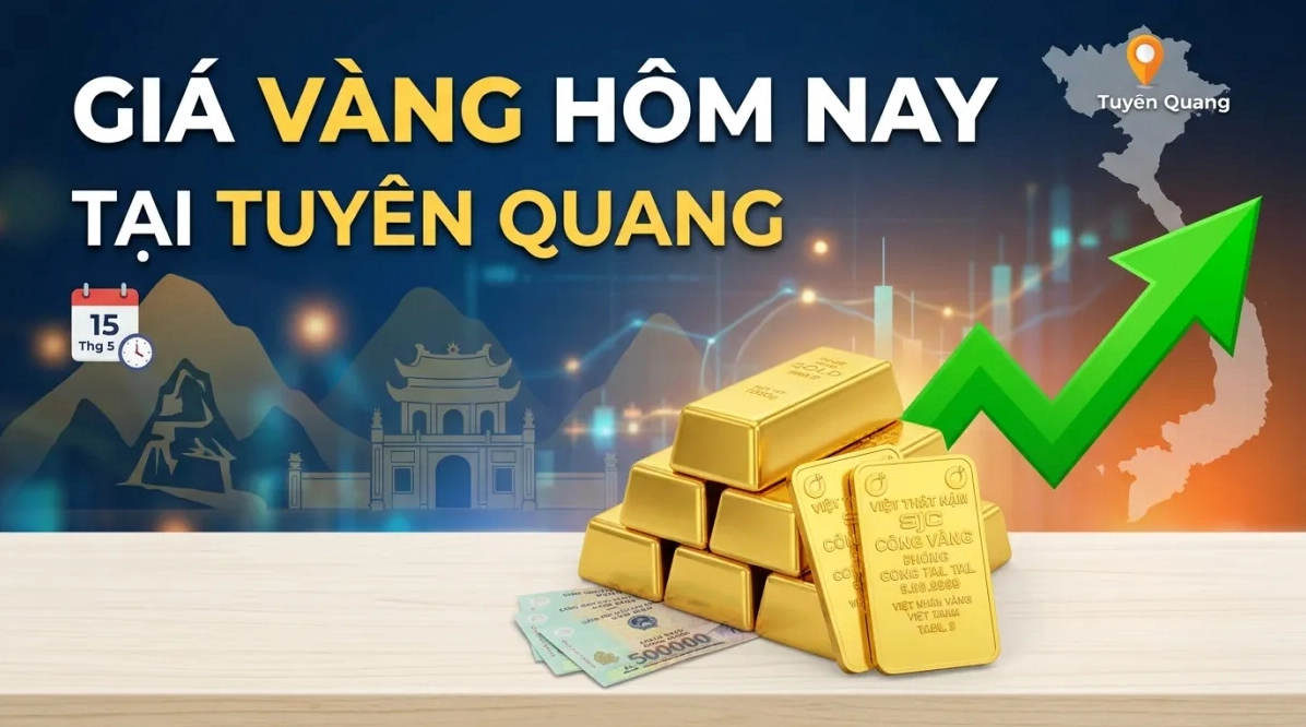 Biểu đồ giá vàng SJC tại Tuyên Quang