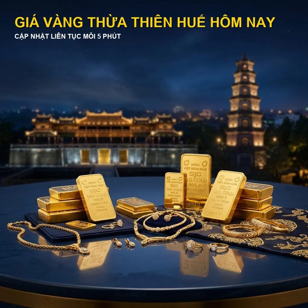 Giá vàng SJC Huế Hôm Nay 2026: Cập Nhật, Phân Tích & Dự Báo Biểu đồ giá vàng theo tuần tại Huế