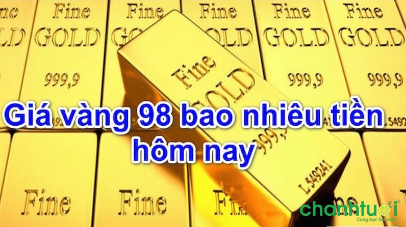 Giá Vàng 98 Hôm Nay Bao Nhiêu 1 Chỉ? Cập Nhật Mới Nhất 2026 Biểu đồ giá vàng