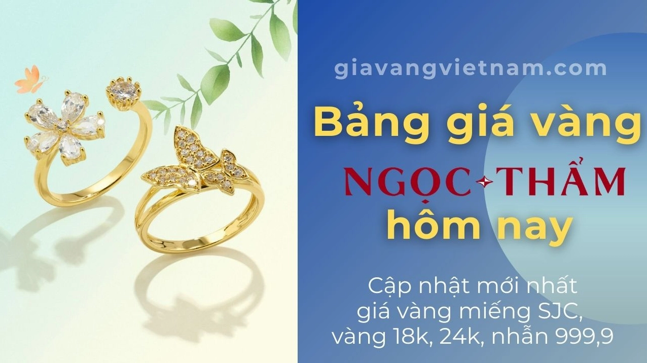 Giá Vàng Ngọc Thẫm Tiền Giang 2026: Dự báo và Phân tích Chi tiết Biểu đồ so sánh giá vàng các loại