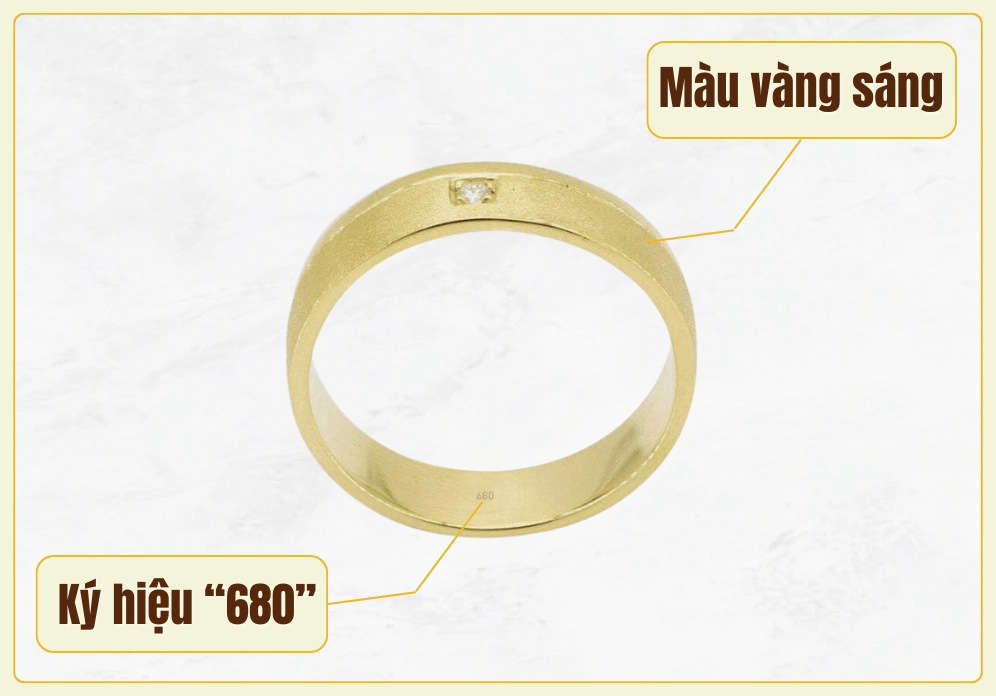Cách nhận biết vàng 680