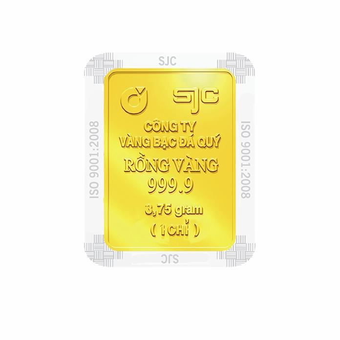 Cận cảnh miếng vàng SJC 1 chỉ chất lượng cao