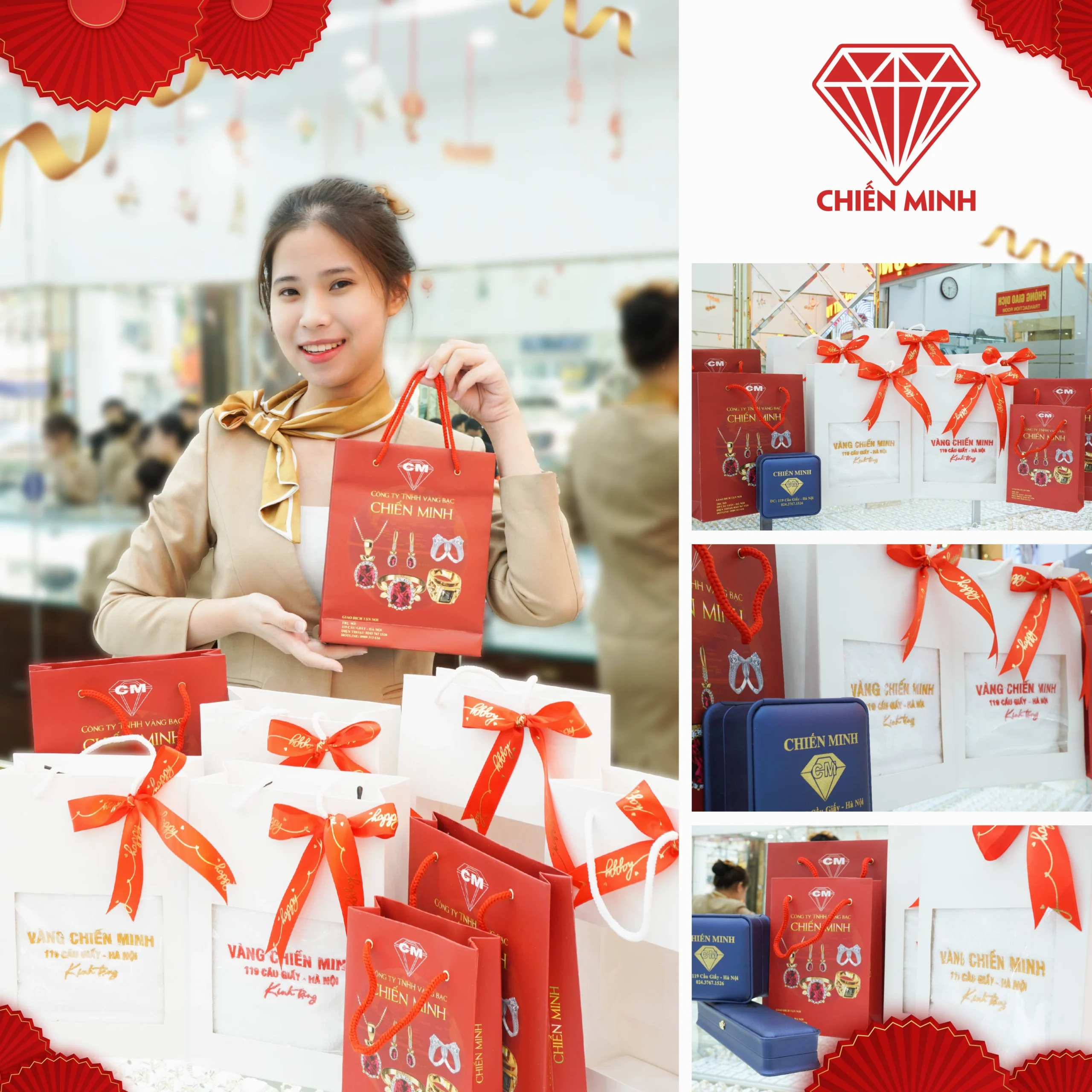 Vàng Chiến Minh Cầu Giấy: Chuyên Gia Vàng Bạc Trang Sức 2026 Cặp nhẫn cưới tinh xảo tại Vàng Chiến Minh