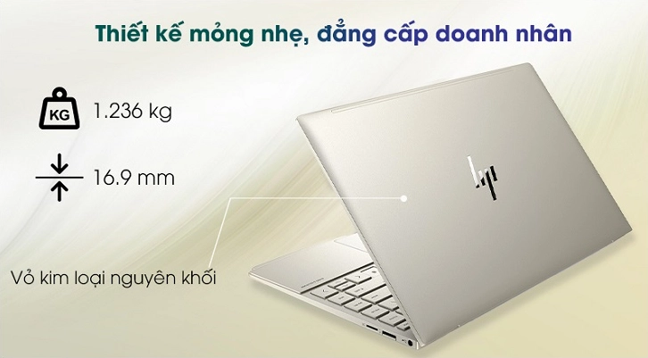 Chiếc laptop HP Envy mỏng nhẹ và sang trọng
