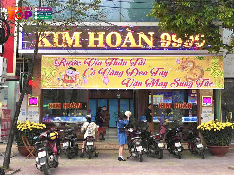 Cửa hàng vàng bạc kim hoàn tại Đồng Hới
