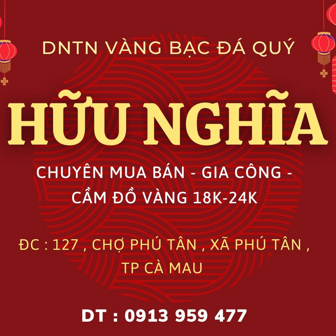 Cửa hàng vàng uy tín tại Cà Mau