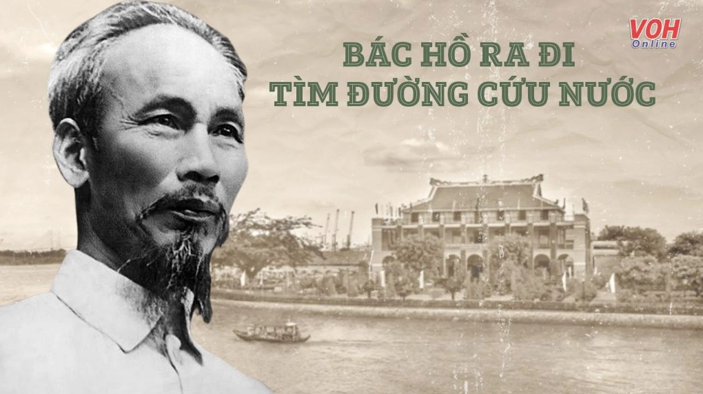 Hình ảnh Bác Hồ thời trẻ ra đi tìm đường cứu nước