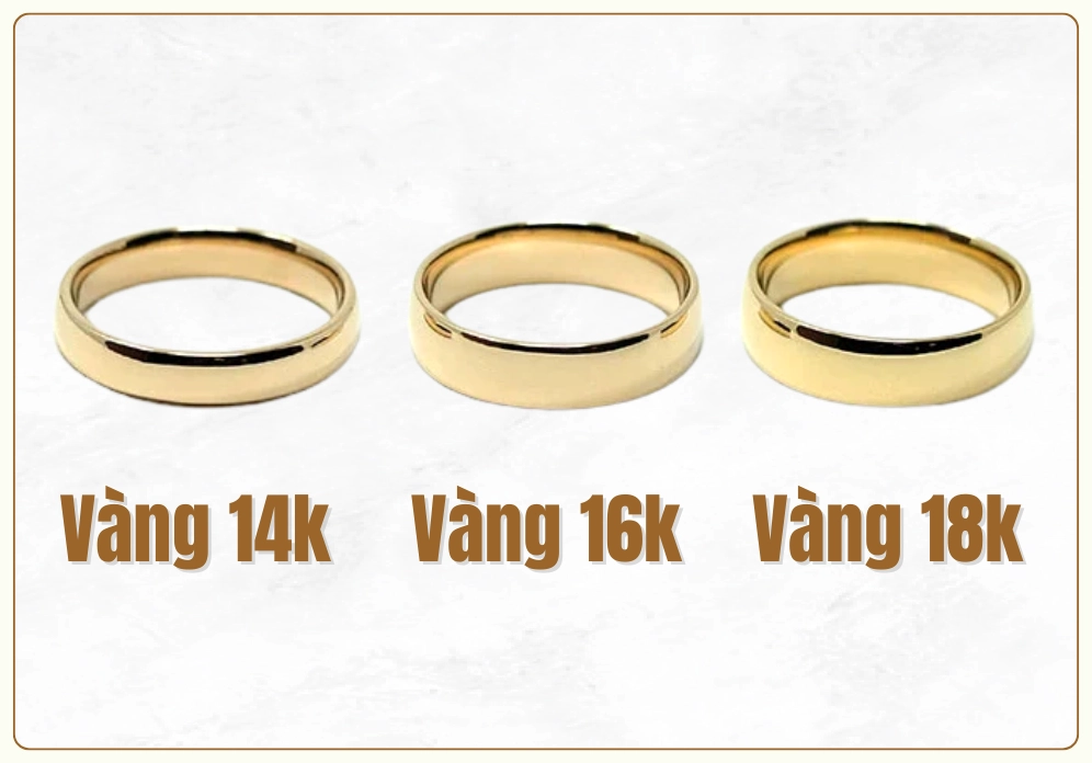 Điểm nổi bật của vàng 16K