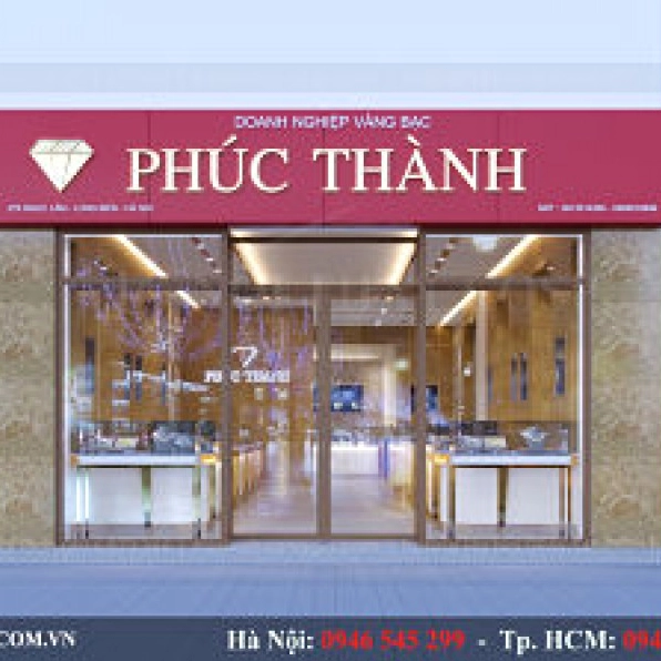 Không gian sang trọng của Tiệm Vàng Phúc Thành
